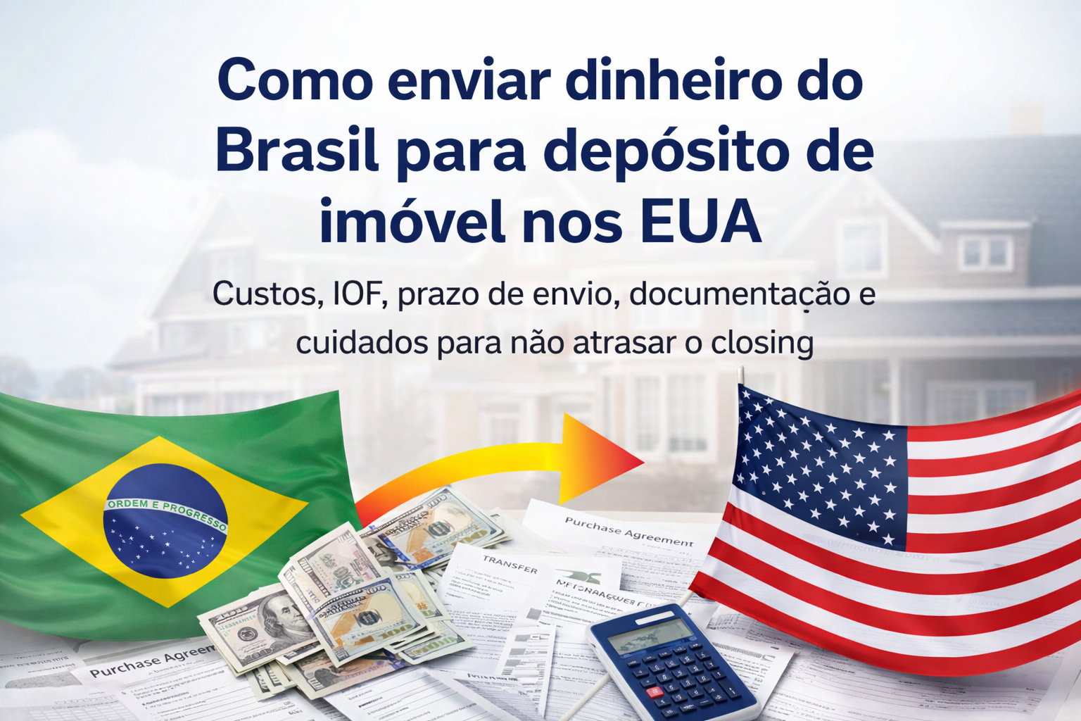 Como enviar dinheiro do Brasil para a compra de um imóvel nos EUA